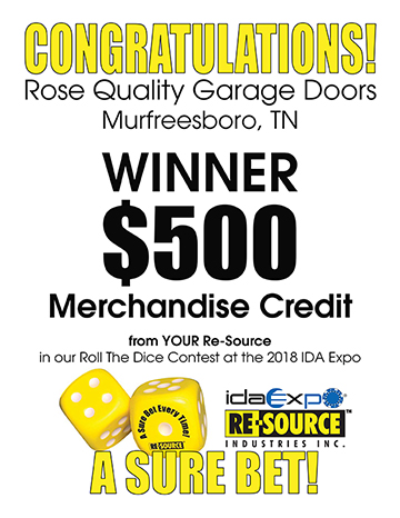 Rose Quality Garage Doors Wins