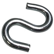 100-65000 (1/4" x 2" Heavy Duty S Hook; 100/carton)