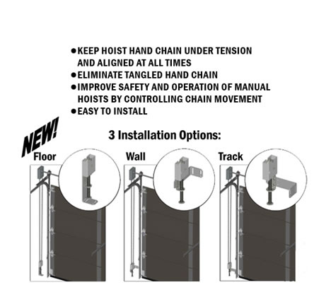 300-64150 (Guide-Right Hand Chain Idler & Tensioner for Manual Chain Hoists)