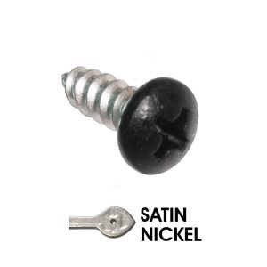1/4 in. x 1/2 in. Pan Head Sheet Metal Screw; Satin Nickel
