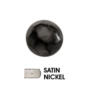 3/4 in. Round Clavo w/Nail Stud; Satin Nickel