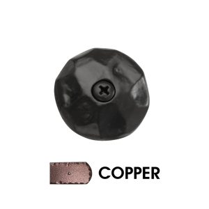 3/4 in. Round Screw Mount Clavo; Copper