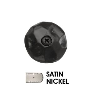 3/4 in. Round Screw Mount Clavo; Satin Nickel