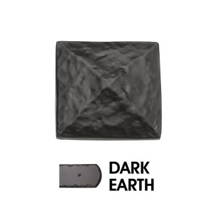 3/4 in. Pyramid Clavo w/Nail Stud; Dark Earth