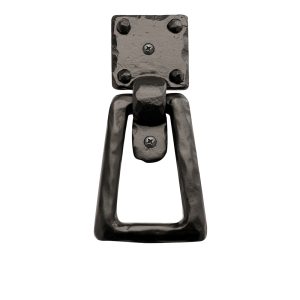 4 1/2” Rustic Craftsman Ring Pull; Black