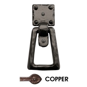 4 1/2” Rustic Craftsman Ring Pull; Copper