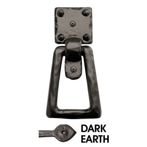 4 1/2” Rustic Craftsman Ring Pull; Dark Earth