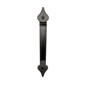 12” Americana Magnetic Spear End Pull Handle; Black