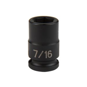 3/8 in. Dr x 7/16 in. 6pt Standard Magnetic Impact Socket