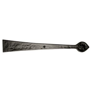 10 in. Spear End Hinge; Black