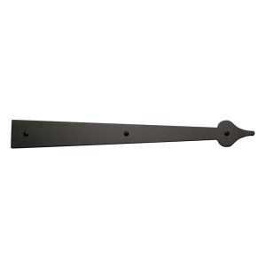 18 in. Americana Spear End Hinge; Black